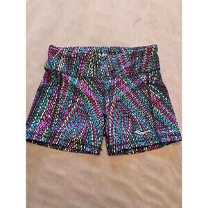 Saucony Bullet Tight Multicolored Running Shorts (M)